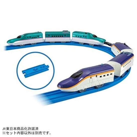 Takara Tomy Plarail E8 Series Shinkansen E5 Gachatto Connection Set Train Toy Ages 3 Up