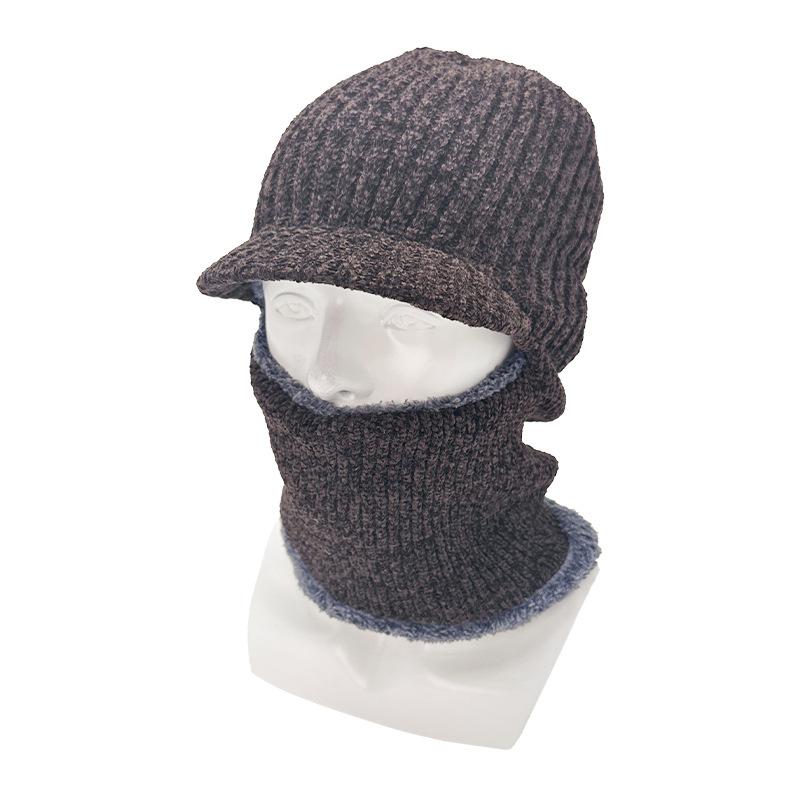 Wool Hat for Men and Women, Winter Pullover Hat, Warm Mask, Cycling, Wind-proof, Northeast Hat, Scarf, Scarf and Neck Integrated Hat