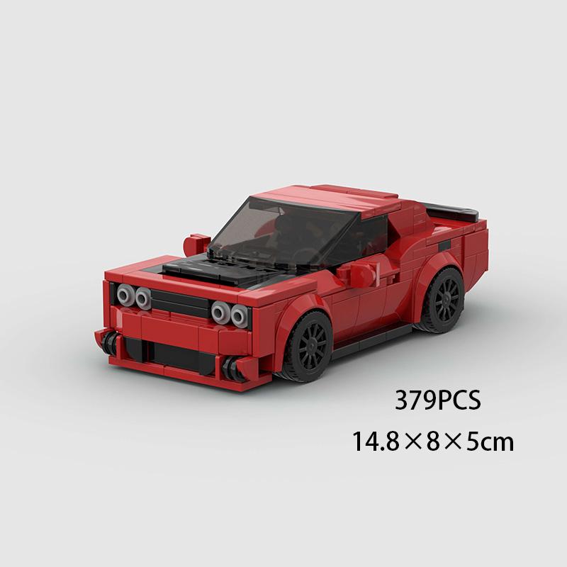 MOC Скорость Спорт Супер Гоночный Автомобиль Модель Строительные Блоки DIY Кирпичи Город Технический Ралли Отличный Гоночный Автомобиль Рождественский Подарок Игрушка