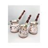 3 Piece Copper Coffee Pot Set
