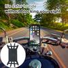 Bicycle Phone Holder Silicone Band for Garmin Computer Interface Adjustable Anti-slip MTB Mountain Road Bike Scooter Mobile Cell Phone Mount
