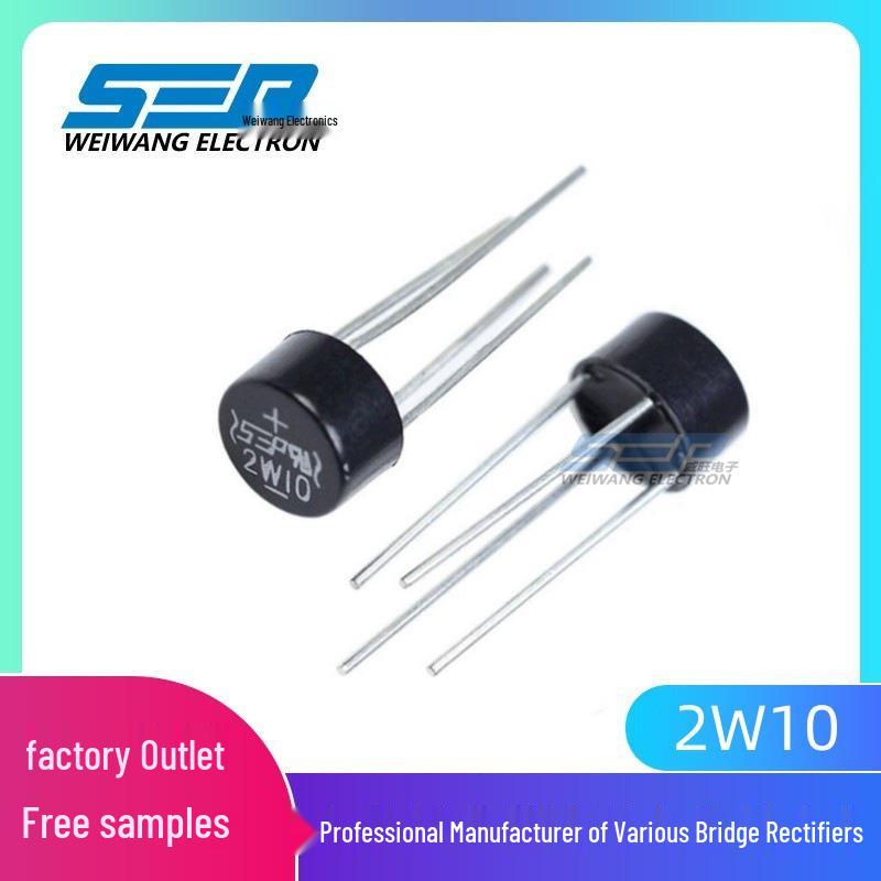 SEP Brand 2W10 DIP-4 2A/1000V Round Bridge Rectifier Stack