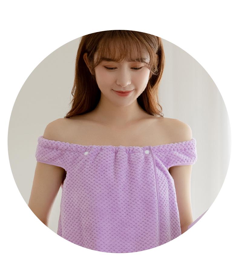 New 2024 Summer Bath Skirt Robe for Women - Soft and Absorbent Cotton Towel Wrap