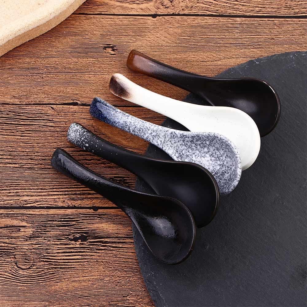 Creative Restaurant Household Cooking Utensil Tool Rice Spoons Teaspoon Tableware Soup Spoon