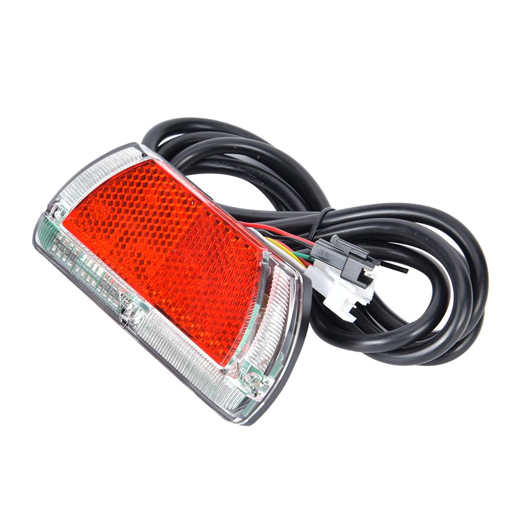 Аксессуар для электровелосипеда Светодиодный указатель поворота Задний фонарь Стоп-сигнал 12?48В Универсальный