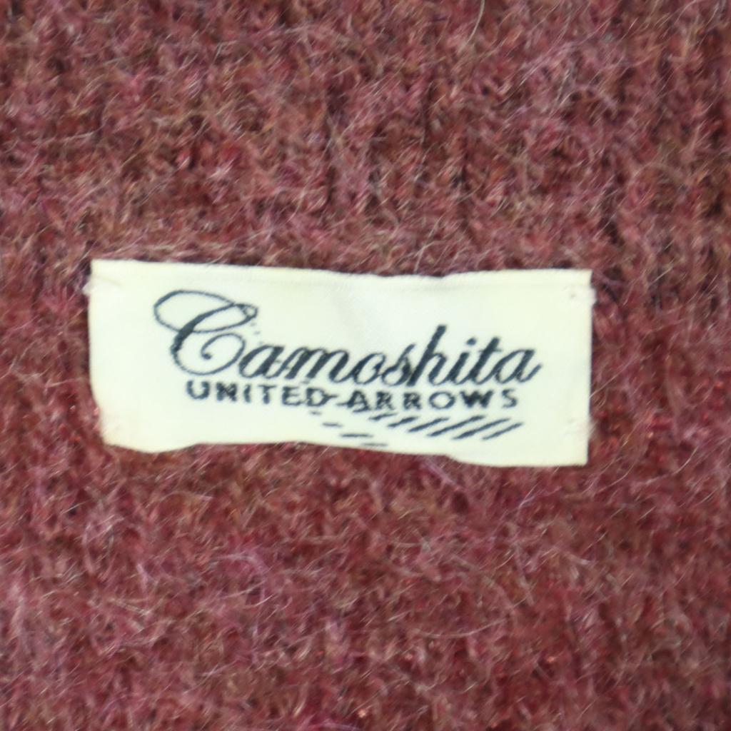 Camoshita UNITED ARROWS Long sleeve knit 46 Red Men's Used