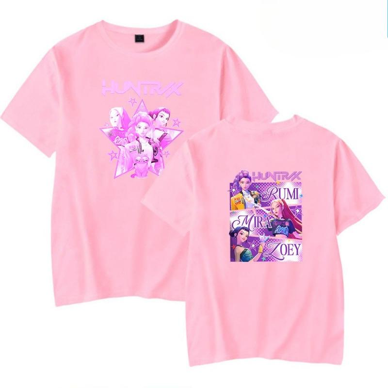 Серия «Охотник на демонов» Футболка женская летняя свободная удобная модная мягкая дышащая с принтом букв