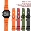 Резиновый ремешок для Casio AE-1200WH AQ-S810W MRW-200H, пряжка из нержавеющей стали, 18 мм, сменный ремешок, аксессуары для часов Casio AE-1000W