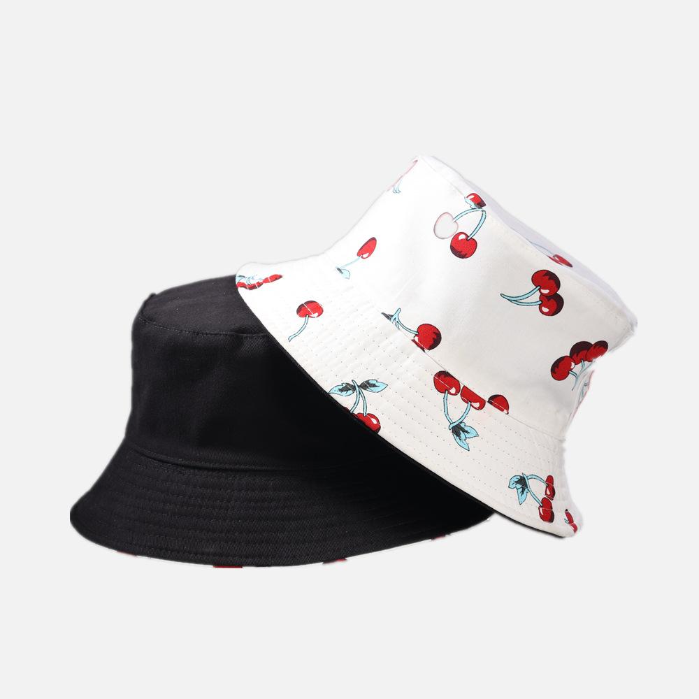 Hat Female Personality Embroidered Bucket Hat Sun Hat Female Visor Hat Versatile Hat Male Sunscreen Basin Hat