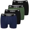 4 шт.. Боксеры Umbro - Мужские - Качество, хлопок, комфорт, воздухопроницаемость - Трусы - Прочное мужское нижнее белье