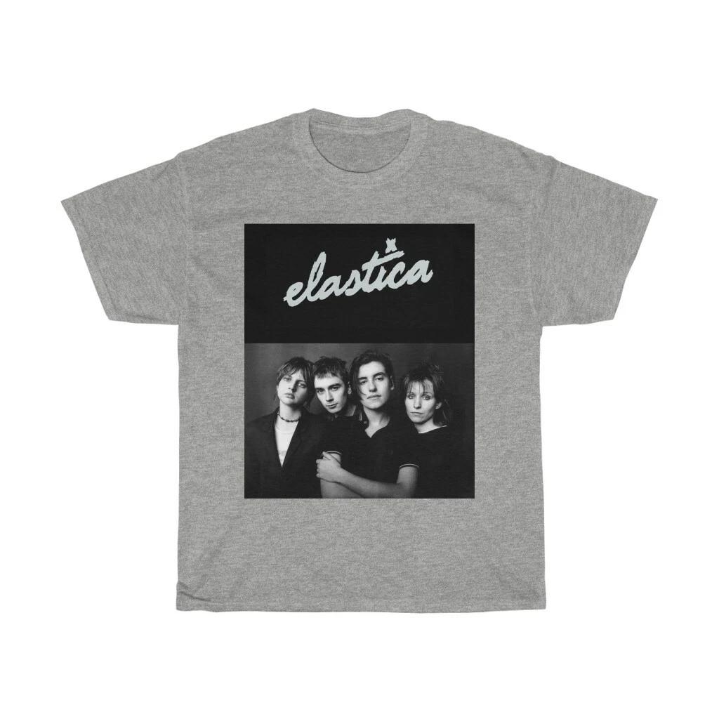 Elastica T-Shirt Indie Rock Unisex Adult Unisex Heavy Cotton Tee Shirt