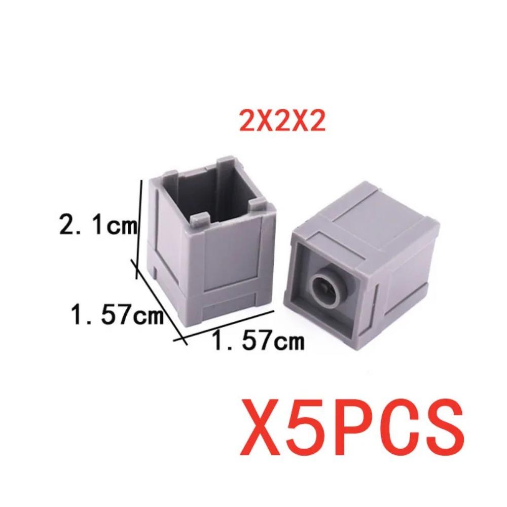 City Building Blocks Accessories Figures Cash Dollar Bills Gold Silver Coins Brick Treasure Chest Ore DIY Gift Toy X015 Safe Box