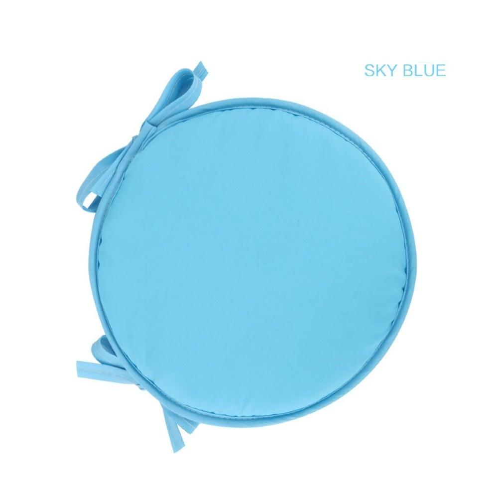 Офис В помещении На улице Однотонный Моющийся Домашнее украшение Подушка для сиденья Круглая подушка Чехол для стула