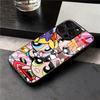 Чехол для телефона P-Powerpuffs G-Girls для IPhone 17 Air 16 E Pro Max 15 14 13 Mini 12 Pro 11 Max Plus Черная стеклянная крышка
