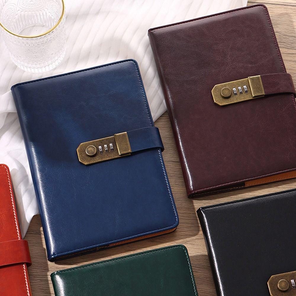 Утолщенный блокнот с паролем на 200 страниц, дневник, ретро-блокнот для студентов, дневник для письма