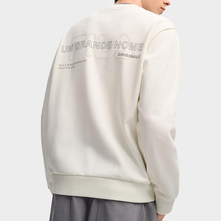 FILA ORIGINALE Sweatshirt Men's Cloud Peak White F11M549212FIV