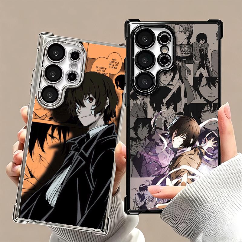 Чехол для телефона с покрытием Bungo Stray Dogs для Samsung Galaxy S24 S25 FE S26 Edge S23 Ultra S22 S21 Plus S20 Противоударный с Airbag Co