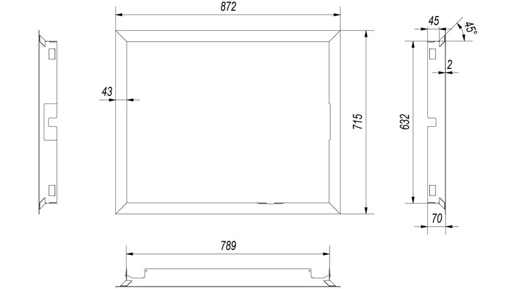 Стальная рама для NADIA 13 (стандарт - левая рука)
