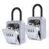 Key Box with Pocket and Combination Lock for Small Key and Seal Large Stylish Interior PIN Code Ideal for Construction and and Includes Set of