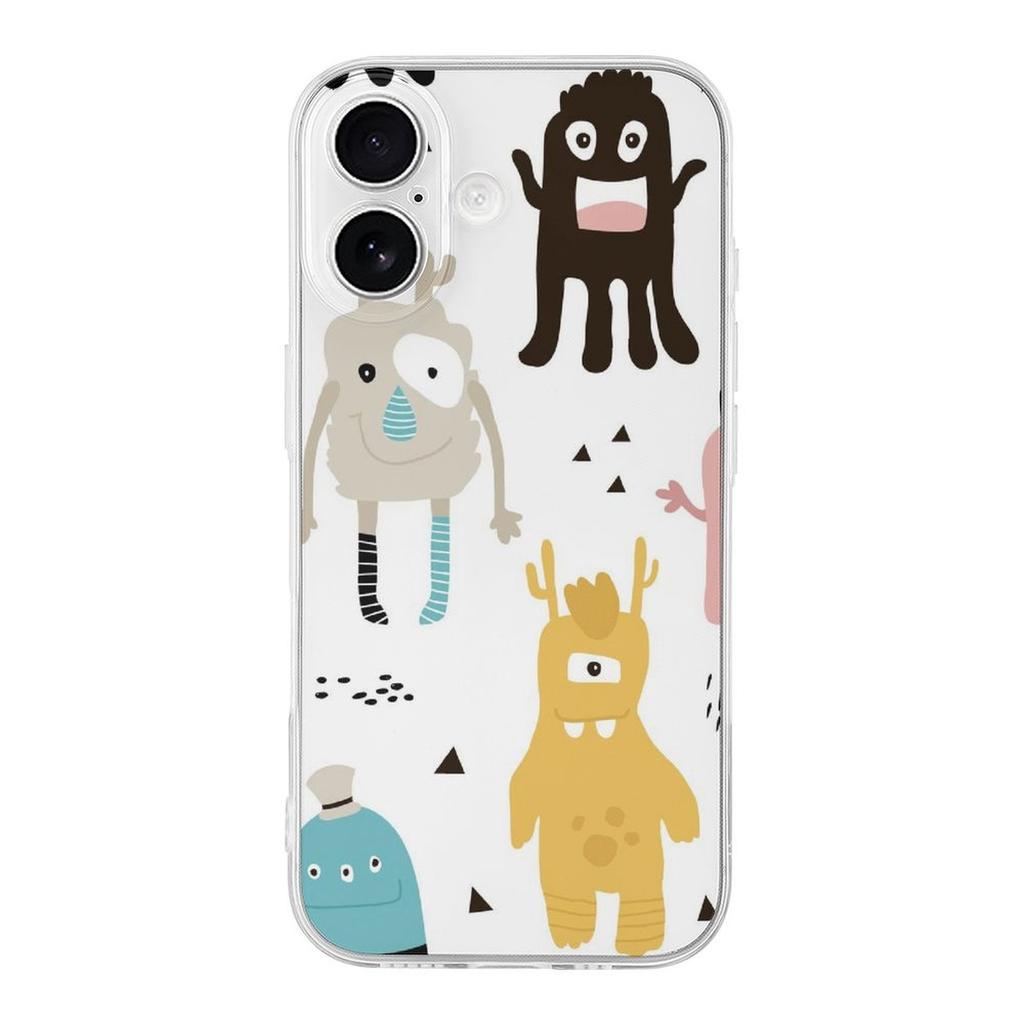 1 Pack For Iphone 17/17Air/17Pro/17ProMax Clear TPU Case With Anti-Yellow Body, Raised Lens Edge, Smooth Buttons And Slim Grip