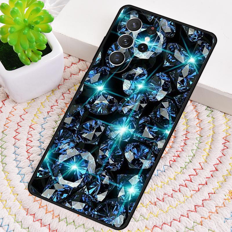 Чехол для телефона с узором из бриллиантовых кристаллов для Samsung Galaxy note 10 pro S26 Ultra S23 S24 FE S25 S21 S22 PLUS ударопрочный