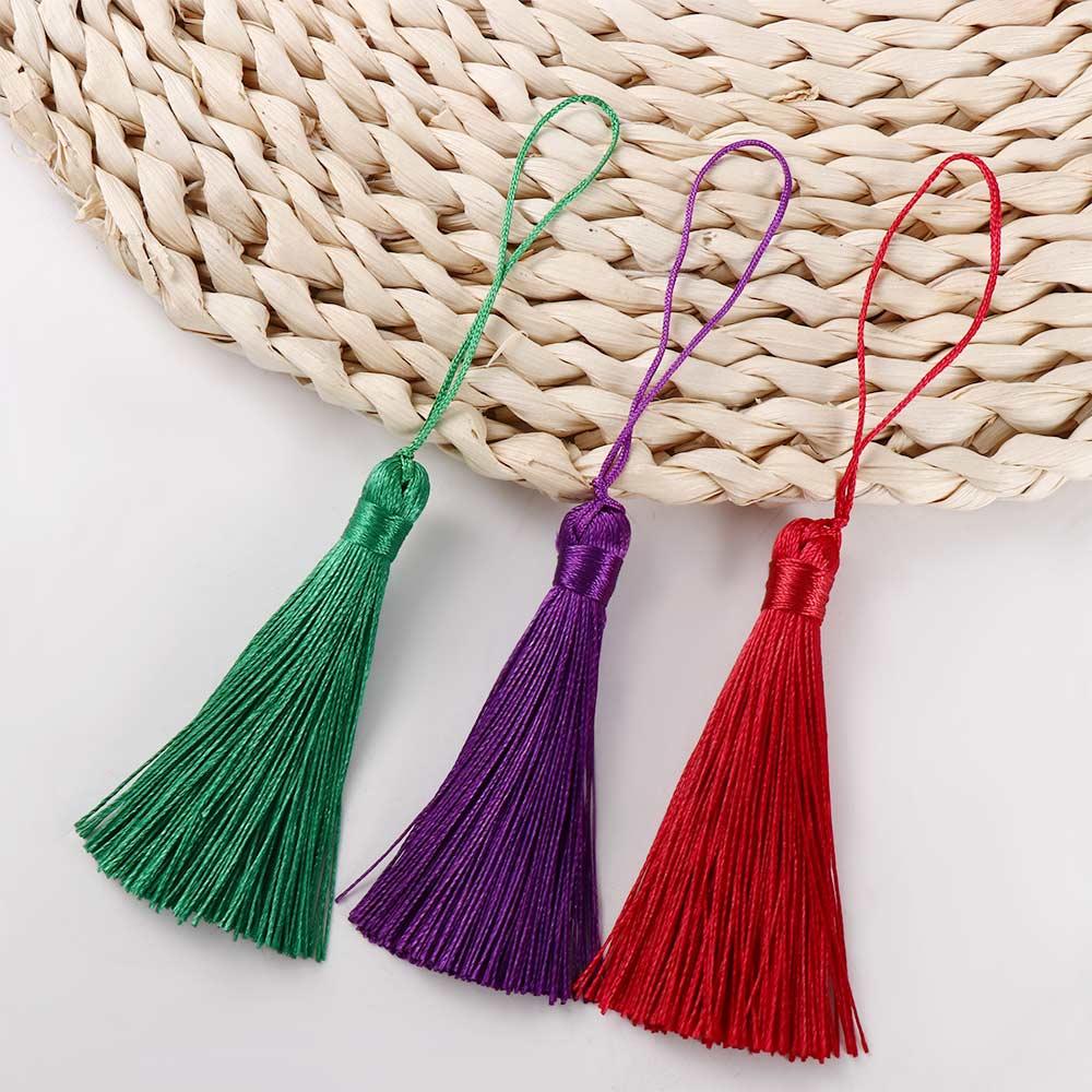 Handmade Key Chain Tassel Fringe Tassel Hanging Rope Tassel Trim Accessories Silk Tassel Pendant