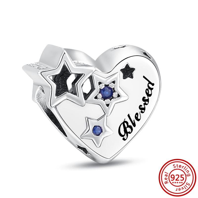 925 Серебряный Lucky Cat Pixiu Китайский Тигр Феникс Разделенный Инь и Ян Замок Ключ Бусина Подходит Оригинальные Подвески Браслет DIY