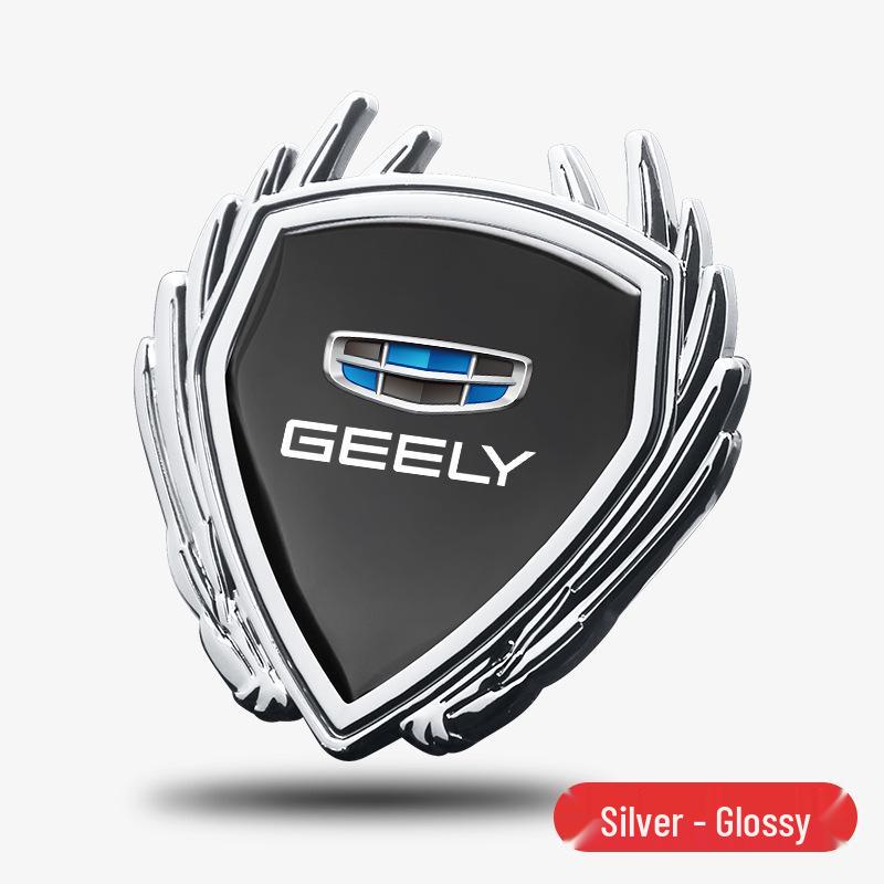 Металлический значок Наклейка с логотипом на боковое стекло для автомобиля Geely 4-го поколения Emgrand GS/GL/Binyue L