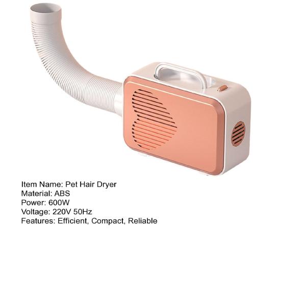 Фен для питомцев 600 Вт для груминга собак кошек, мощный фен для сушки шерсти, груминг-фен с нагревателем для маленьких кошек собак