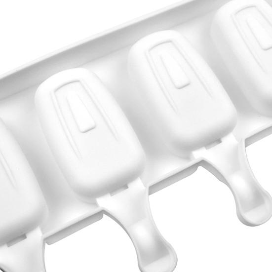 Форма для мороженого, 4 полости, пищевой класс, легкосъемная антипригарная форма, не содержит BPA, DIY многоразовая летняя машина для изготовления леденцов