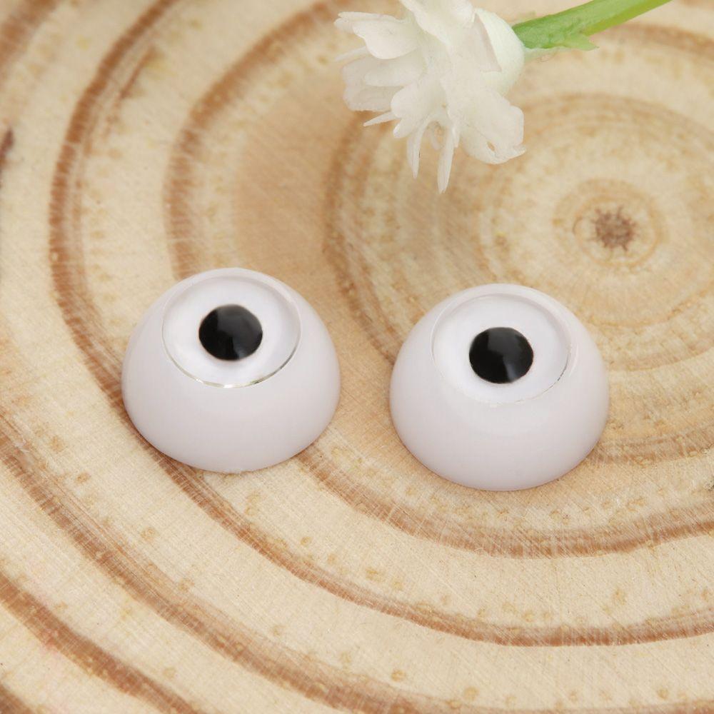 Quality Accessories DIY Eyeball Toy Acrylic Doll Eyes Transparent&Black Eye Patch Sticking Mud Clay