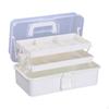 3 Layer Storage Box Craft Organizer Accessories Stackable Multifunction Caddy Portable Tackle
