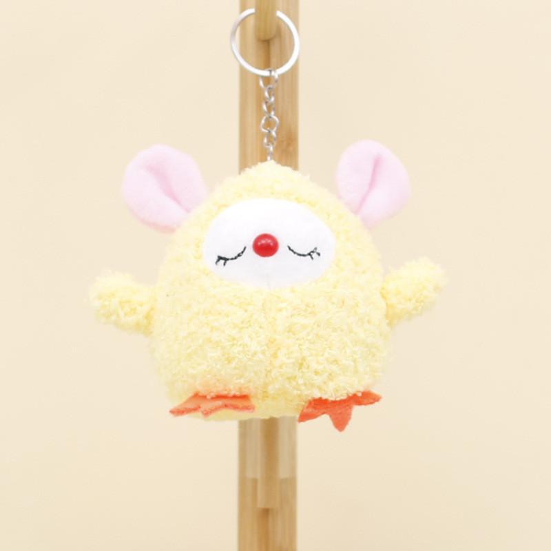 Adorable Plush Chicken Keychain Soft Toy Cute Chick Doll Bag Charm Kids Gift