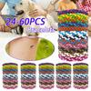 12-60Pcs Anti Mosquitoes Wrist Band Portable Outdoor Anti Bugs Bracelet Reusable Safe Wristbands for Sports Travel Camping