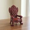 Dark Style Mini Gothic Throne Display Chair Vintage Dollhouse Seat Furniture  Figure Collectors