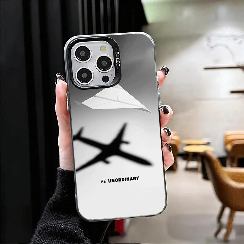Бумажный Самолет Лодка Мечта Ударопрочный Чехол для Телефона для iPhone 17 Air 16 16E 15 Pro Max 14 Plus 13 Mini 12 Задняя Крышка Противоударный Fund