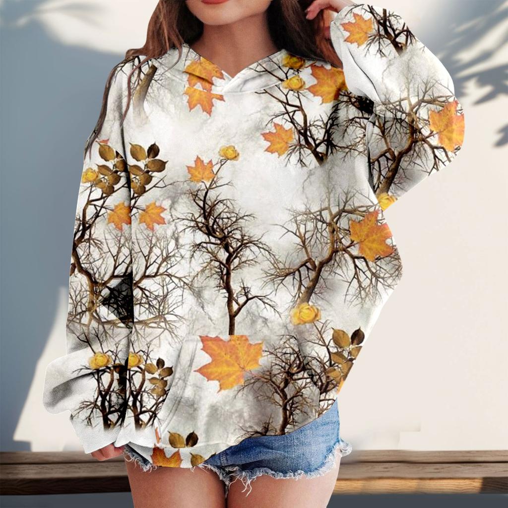 Детские толстовки с капюшоном, свободные принты, спортивная рубашка с капюшоном, модная спортивная рубашка