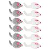 12 игрушек-мышек для кошек Furry Interactive Play Mouse Toys для домашних кошек и котят