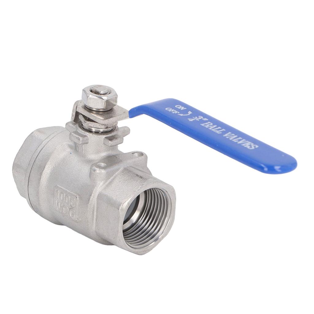 Полнопроходной шаровой кран Нержавеющая сталь Внутренняя резьба 3/4 дюйма 1000 WOG Шаровой кран для воды, масла, газа