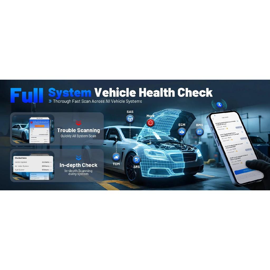 XTOOL OBD2 Сканер AD20PRO Bluetooth OBDII Считыватель кодов Полностью системный диагностический инструмент Тест аккумулятора Сброс масла Программное обеспечение Бесплатное обновление
