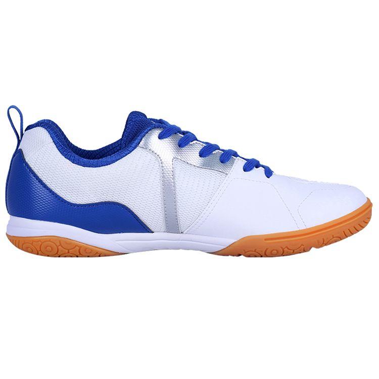 Кроссовки мужские из искусственной кожи Li Ning Fabric, амортизирующие, нескользящие, износостойкие, дышащие, с низким верхом, белые, синие APTT007-4