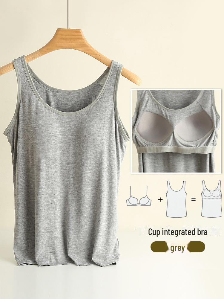 Модальная подкладка большого размера для женщин, облегающий крой, однотонный, универсальный цельный, круглый вырез