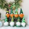 Irish Festival Green Elf Doll Pendant St. Patrick'S Day Window Decoration Ornaments