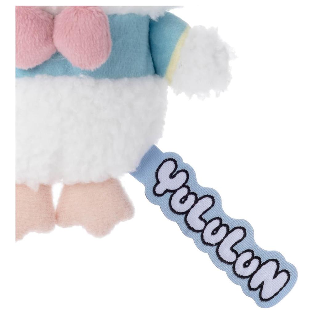 Disney Character YULULUN Ball Chain Mascot Donald Duck Plush Toy, Approximately 18cm Tall