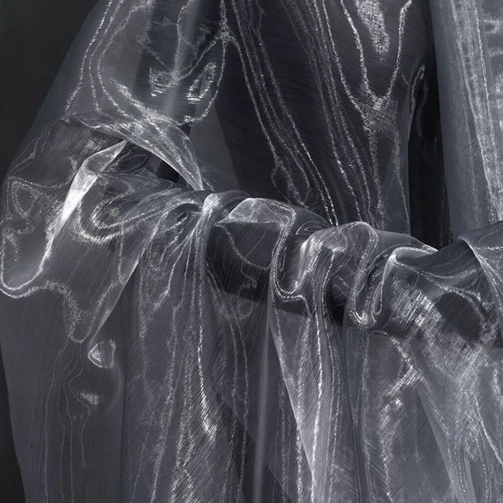 100X150cm Two-color Gradient Fabric Lightweight Thin Organza Mesh Fabric Colorful Organza Fabric