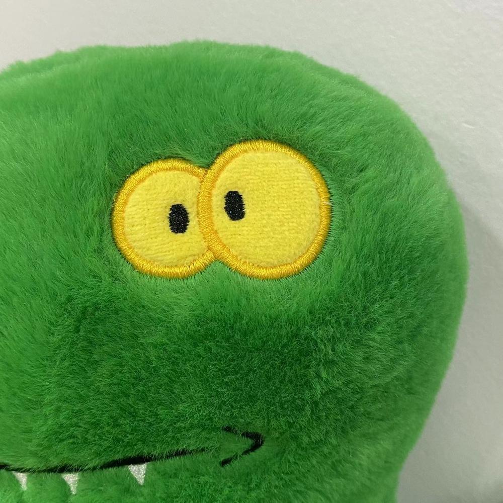 26 см милый маленький зеленый динозавр плюшевая игрушка с короткими волосами мягкий забавный четырехглазый малыш динозавр на день рождения для детей рождественский подарок