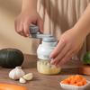 Кухонный комбайн с ручным приводом, ручной измельчитель продуктов, моющийся ручной кухонный комбайн объемом 250 мл, двухскоростной кухонный комбайн для лука, чеснока, имбиря