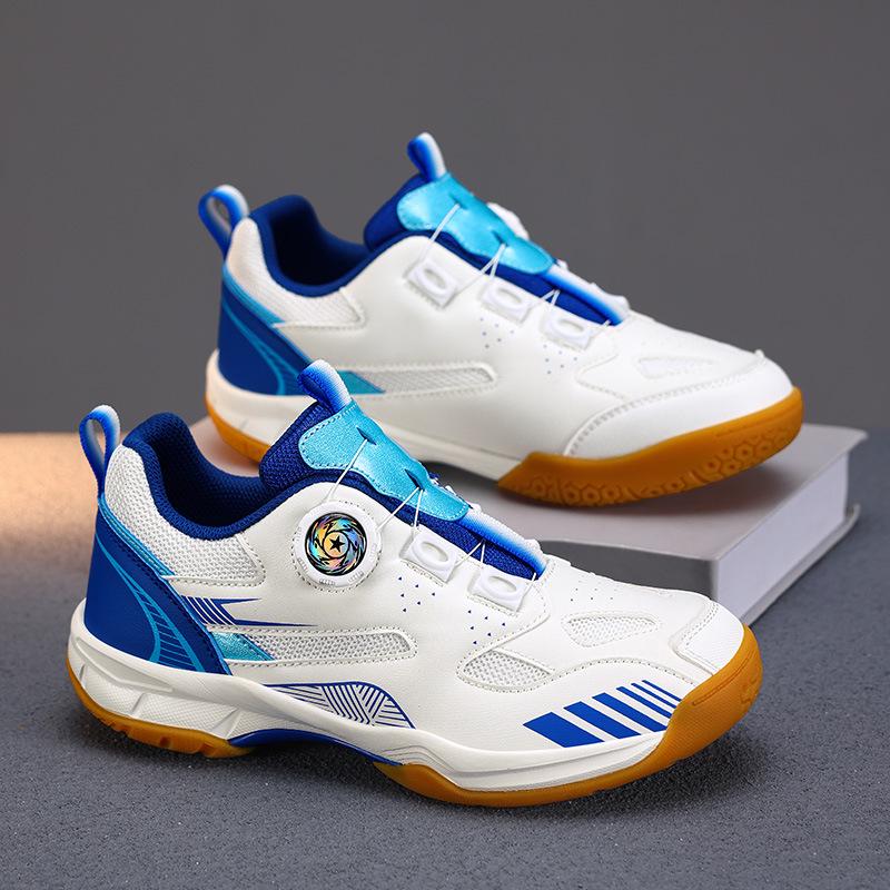 Унисекс Дышащие Легкие Кроссовки для Бадминтона и Тенниса с Вращающейся Пряжкой
