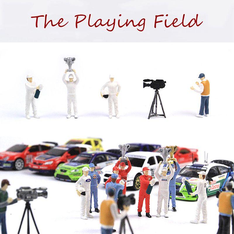 Медаль гонки 164 Игровое поле Набор моделей-сценариев с двумя фигурками для Matchbox Tomy из высококачественного полимерного материала