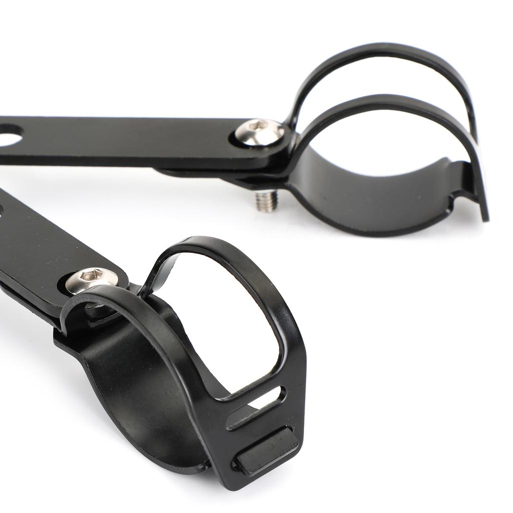 28mm-41mm Fork Black Headlight Mount Bracket Motorcycle Head Lamp Holder Adapter